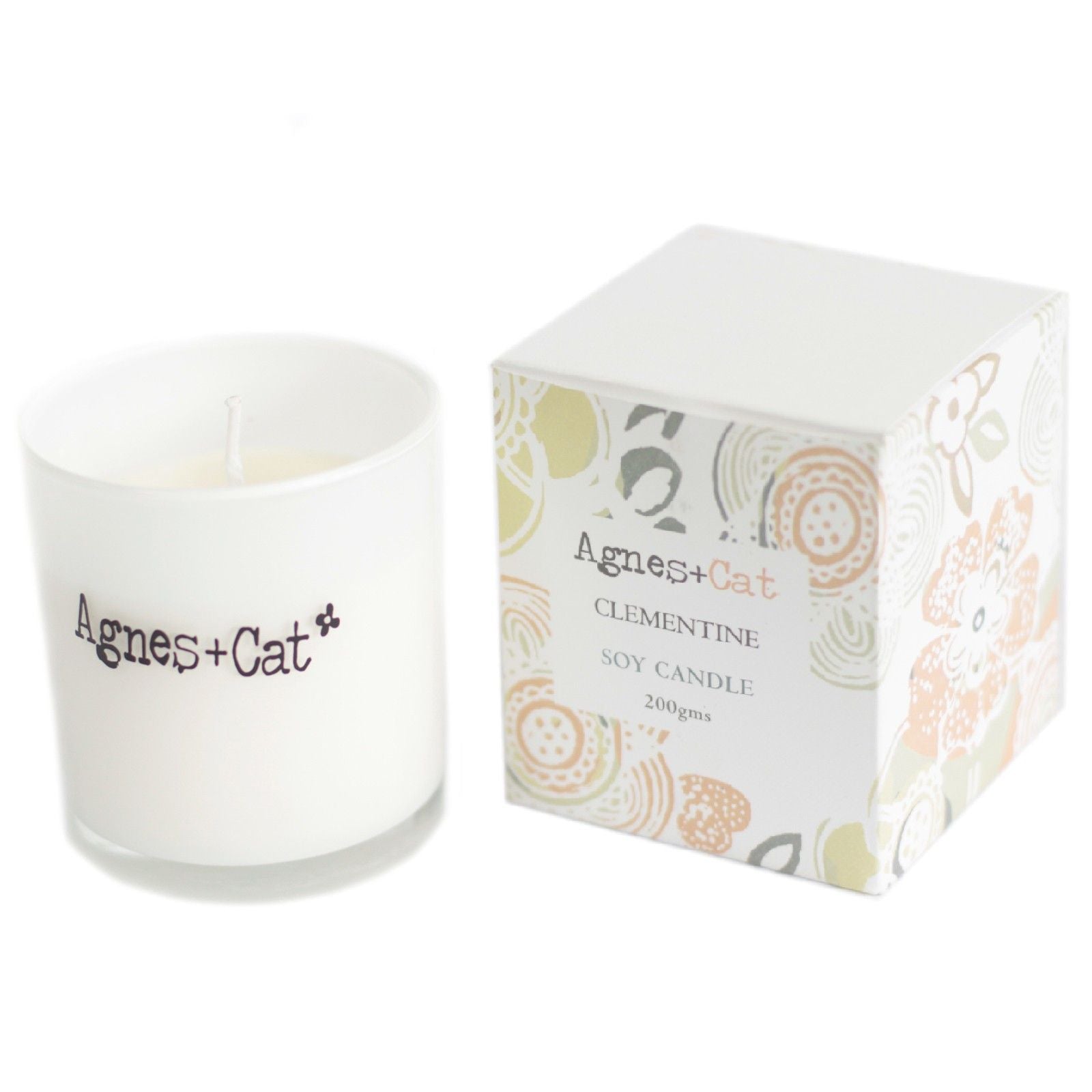 Agnes + Cat Votive Candle - Clementine | Auro & Co