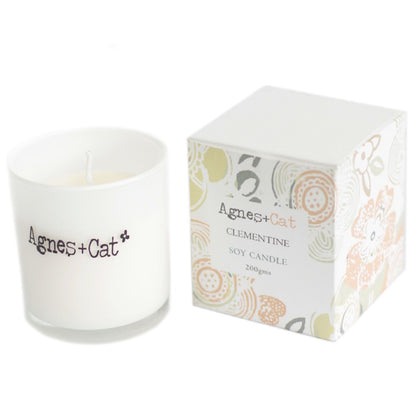 Agnes + Cat Votive Candle - Clementine | Auro & Co