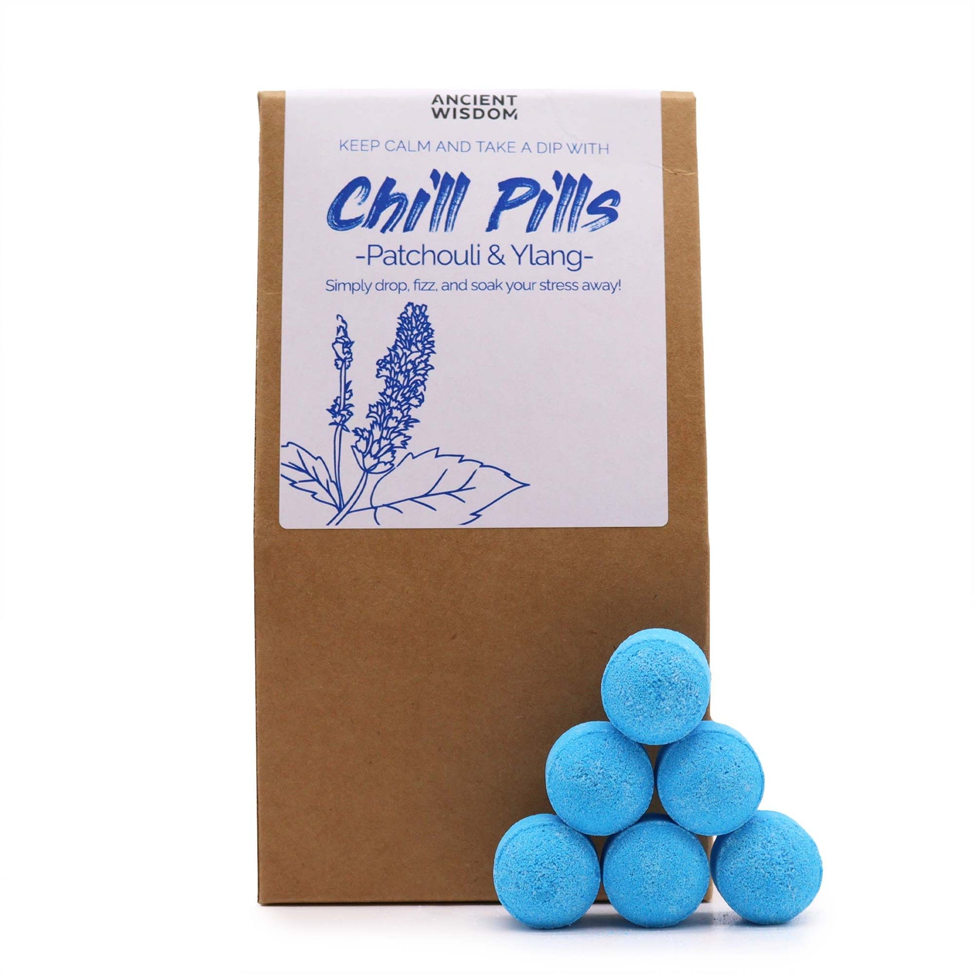 Chill Pills Gift Pack 350g - Ylang & Patchouli | Auro & Co