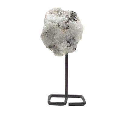 Rainbow Moonstone Mineral Specimen on Stand
