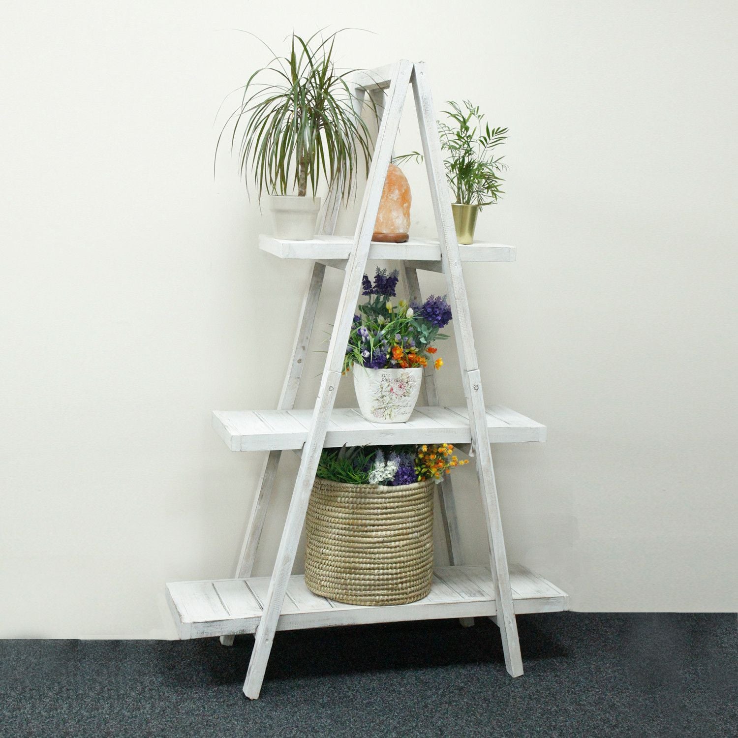 Folding "A" Frame Display - Whitewash | Auro & Co