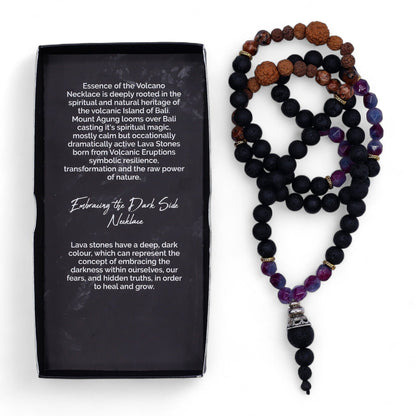 Essence of the Volcano Necklace - Embracing the Dark Side | Auro & Co