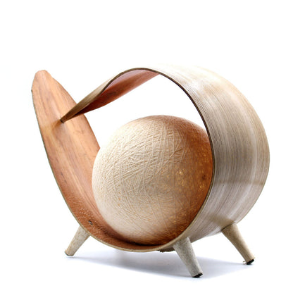 Natural Coconut Lamp - Natural Loop | Auro & Co