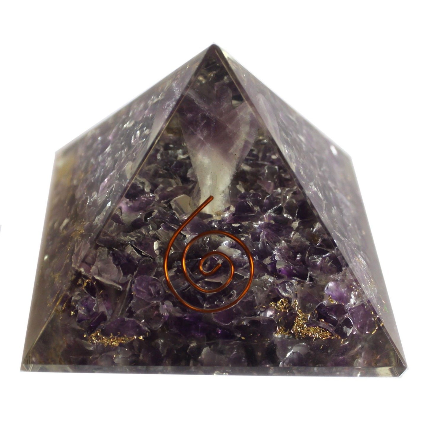 Lrg Orgonite Pyramid 70mm - Angel – product image 5
