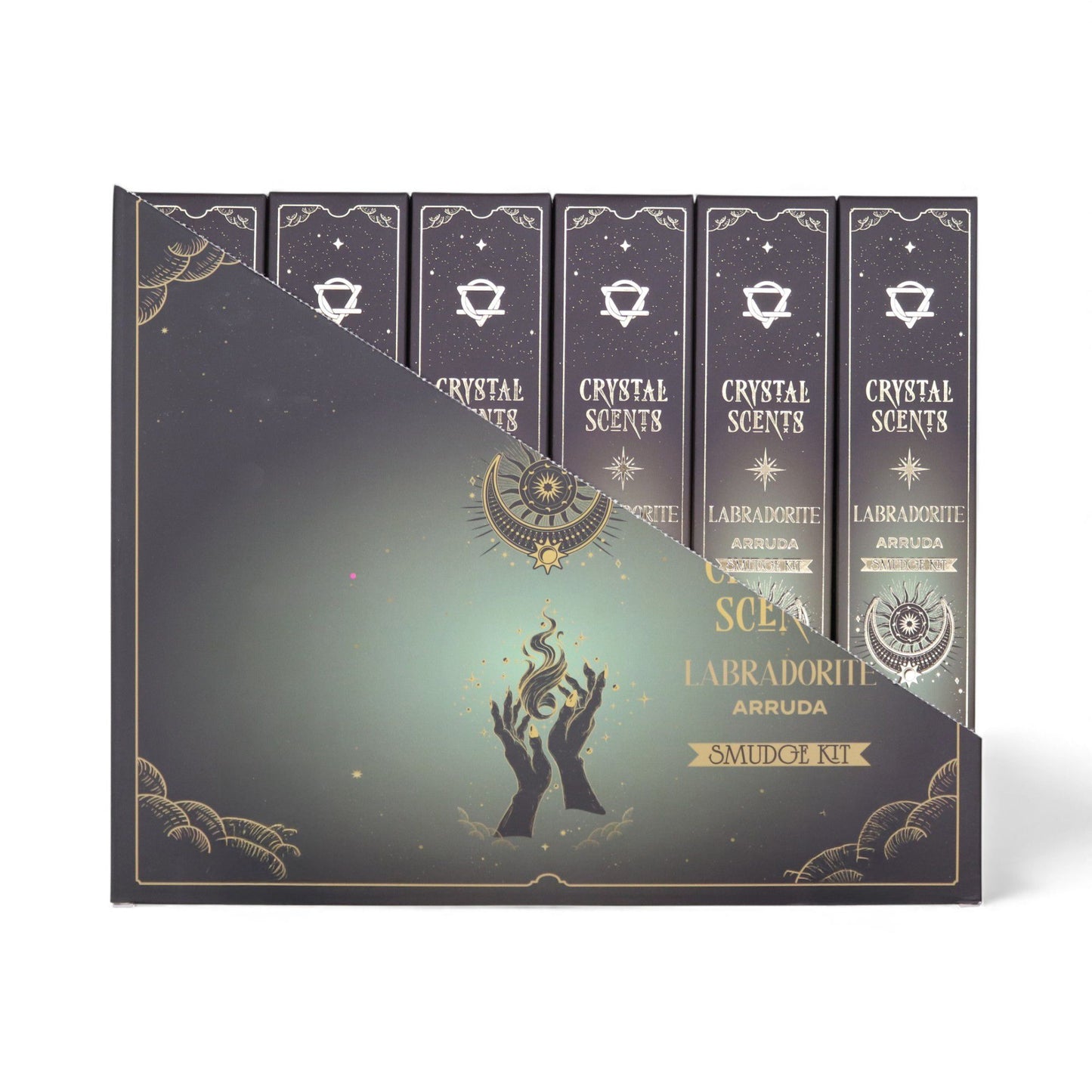Labradorite Crystal Scents Smudge Incense - Arruda – product image 6