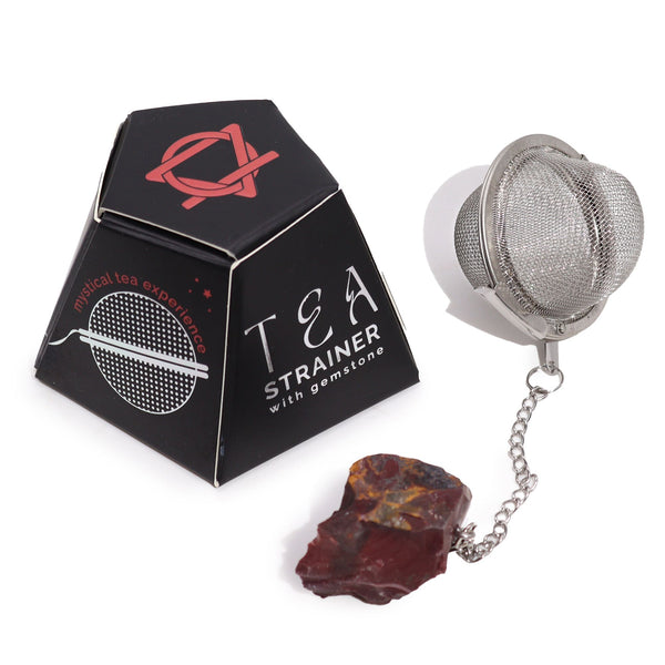 Mookaite Jasper Raw Crystal Tea Strainer