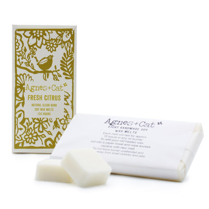Fresh Citrus Wax Melts, Box of 8 - Agnes + Cat