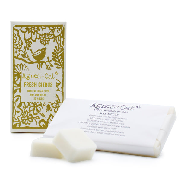 Fresh Citrus Wax Melts, Box of 8 - Agnes + Cat