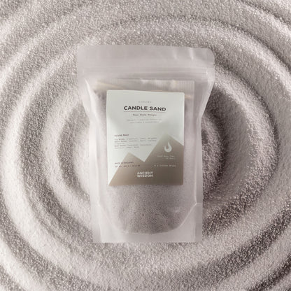 Azure Noir Candle Sand - Warm Grey, 300g