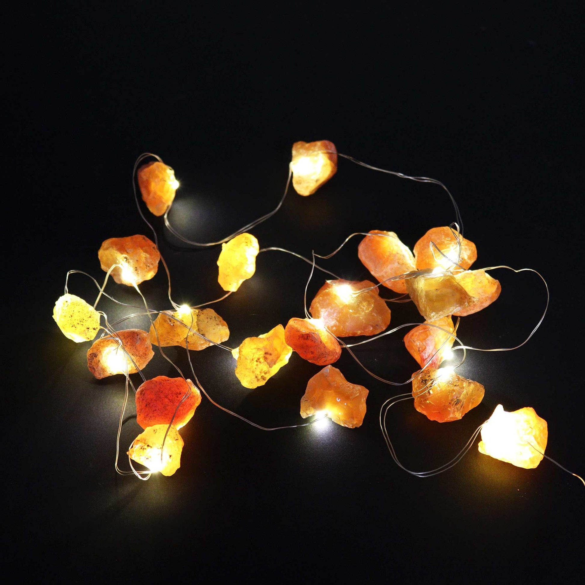 Gemstone Enchantment Lights - Orange Jade – detail view