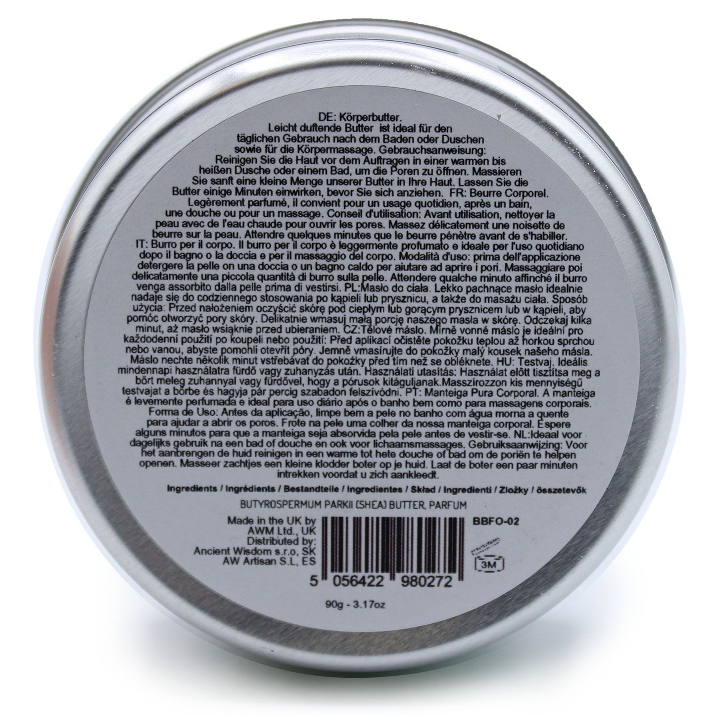 Scented Shea Body Butter 90g - Crazy Mango – detail view