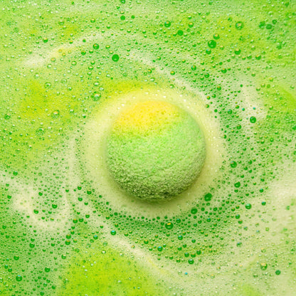 Set of 3 Peppermint & Tea Tree Bath Bombs – packaging
