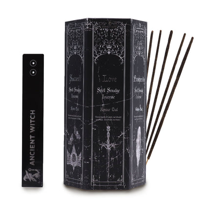 Pyramid Shape Display Incense - Set of 5 Ancient Witch Scents & Spells – packaging