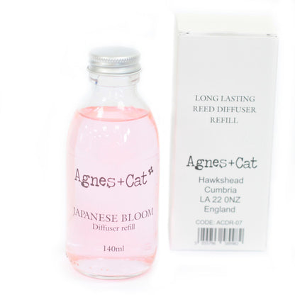 Agnes + Cat Reed Diffuser Refill - Japanese Bloom 150ml – lifestyle shot