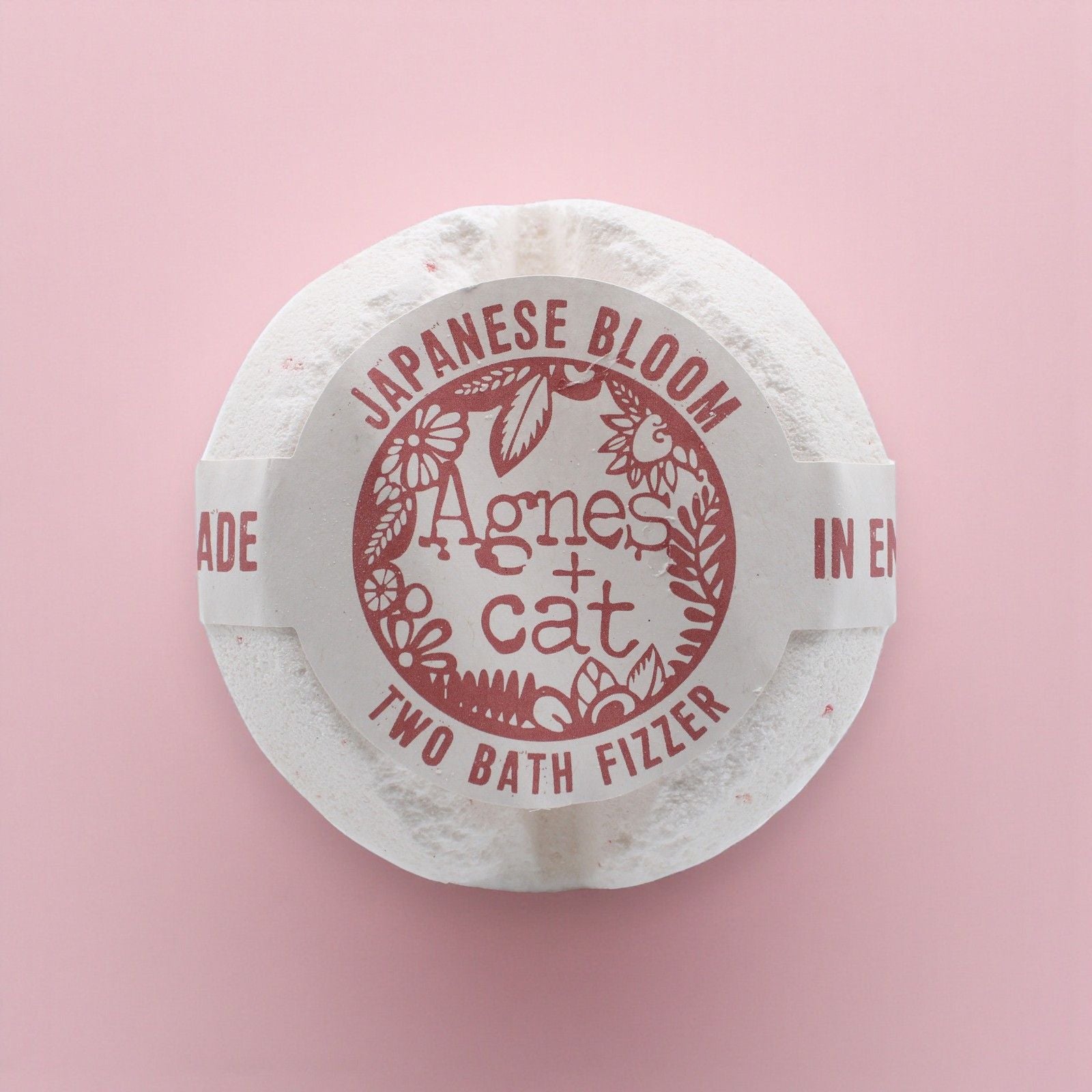 Agnes + Cat Bath Fizzer - Japanese Bloom – detail view
