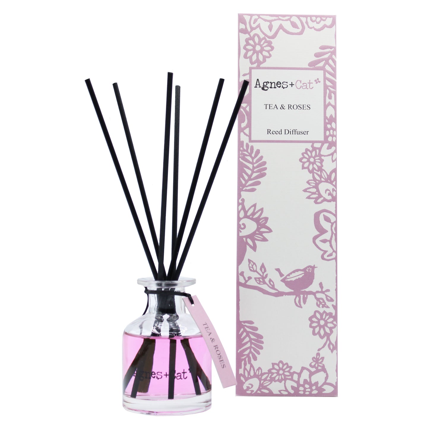140ml Reed Diffuser - Tea & Roses – detail view