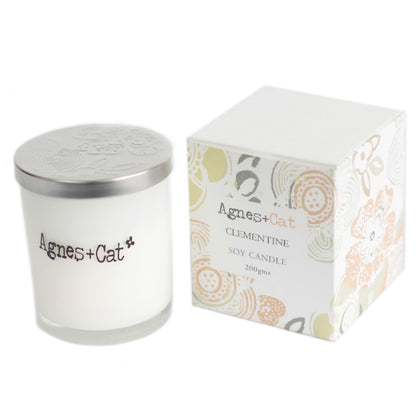 Agnes + Cat Votive Candle - Clementine – detail view