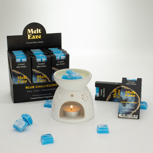 MeltEaze Wax Melts 50g - Aquamarine Wave - Coastal Moss | Auro & Co