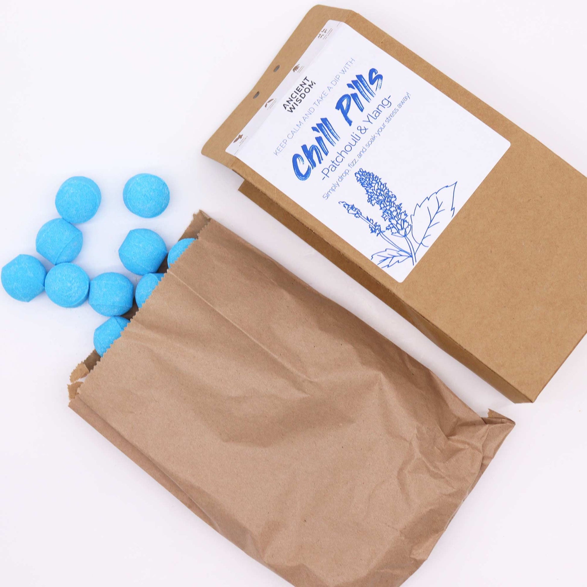 Chill Pills Gift Pack 350g - Ylang & Patchouli – detail view