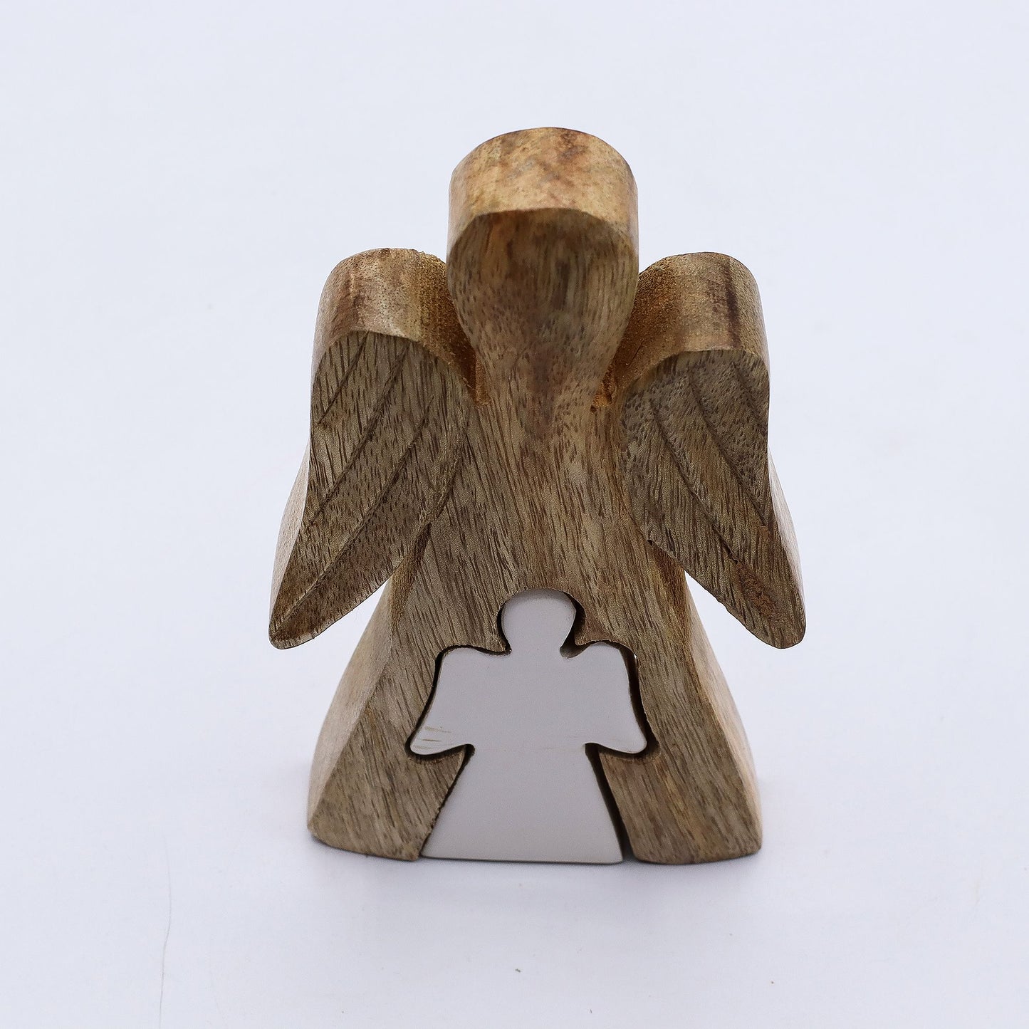 Mango Wood Angel in Angel - White Enamel – product image 7