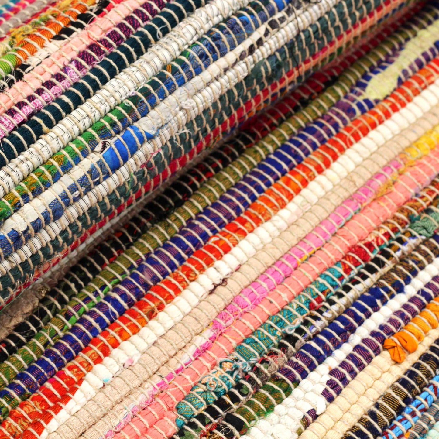 Room Rag Rug - 150x200cm - Random Colours – detail view