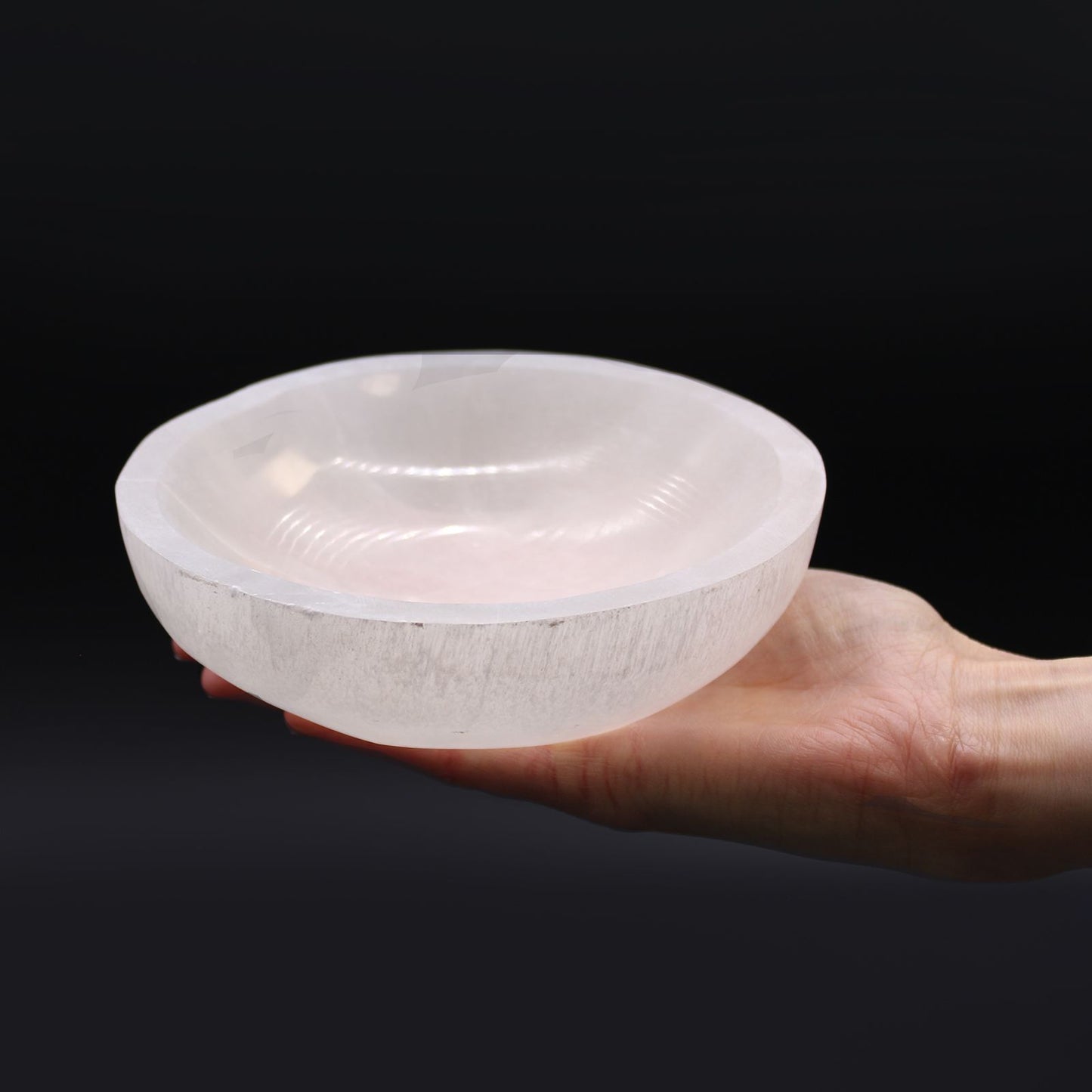 Selenite Round Bowl - 15cm – packaging