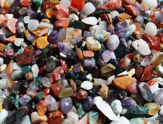 Mixed Natural Gemstone Chips - 1KG – detail view