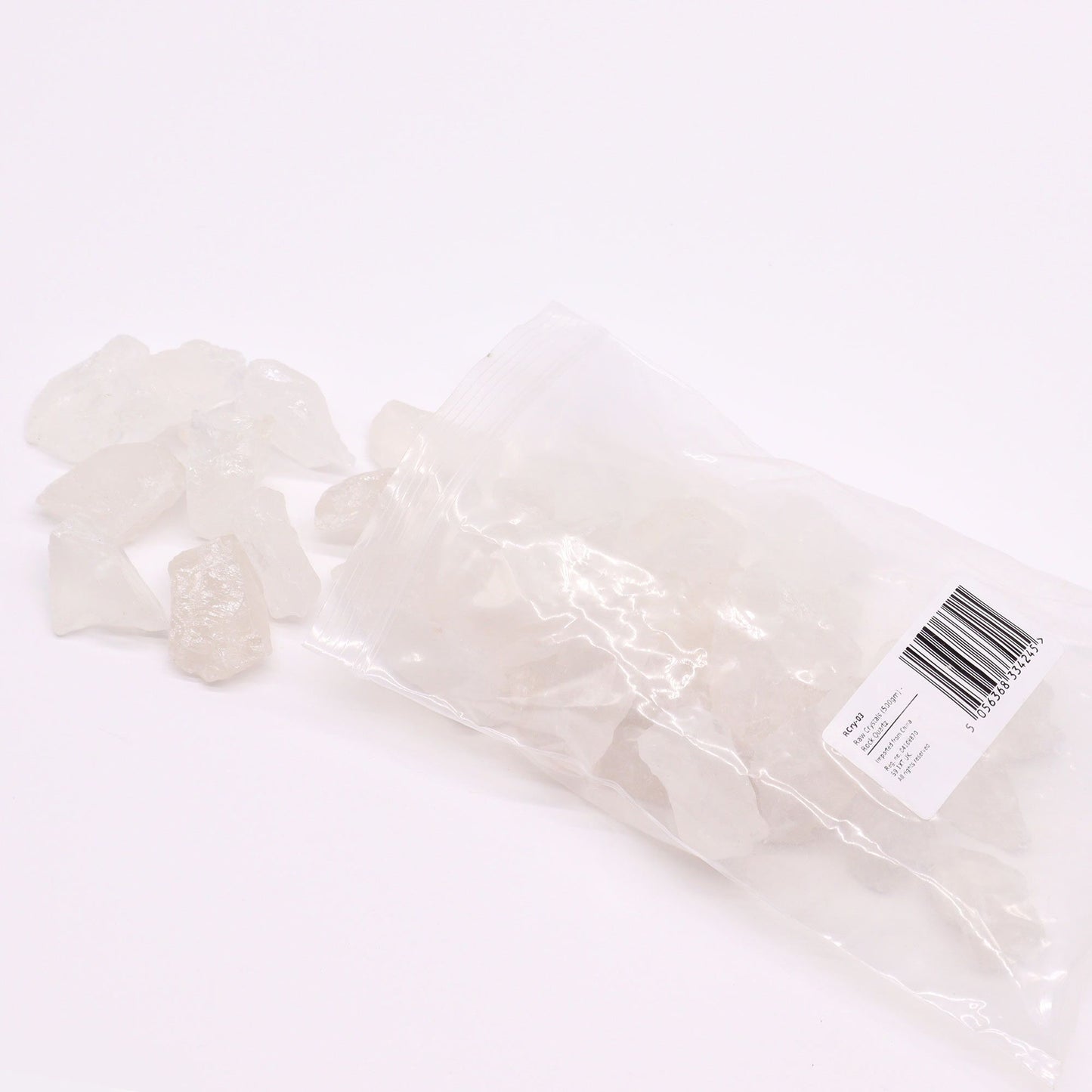 Raw Crystals (500gm) - Rock Quartz – detail view