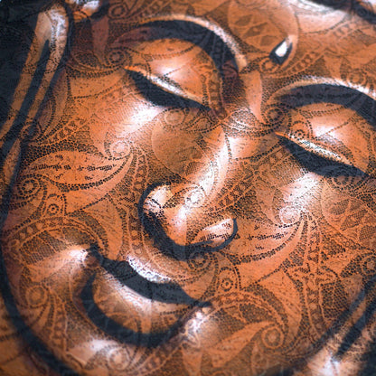 Buddha Painting - Copper Brocade Detail – lifestyle shot