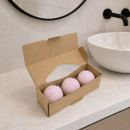 Passion Bath Bombs, Set of 3