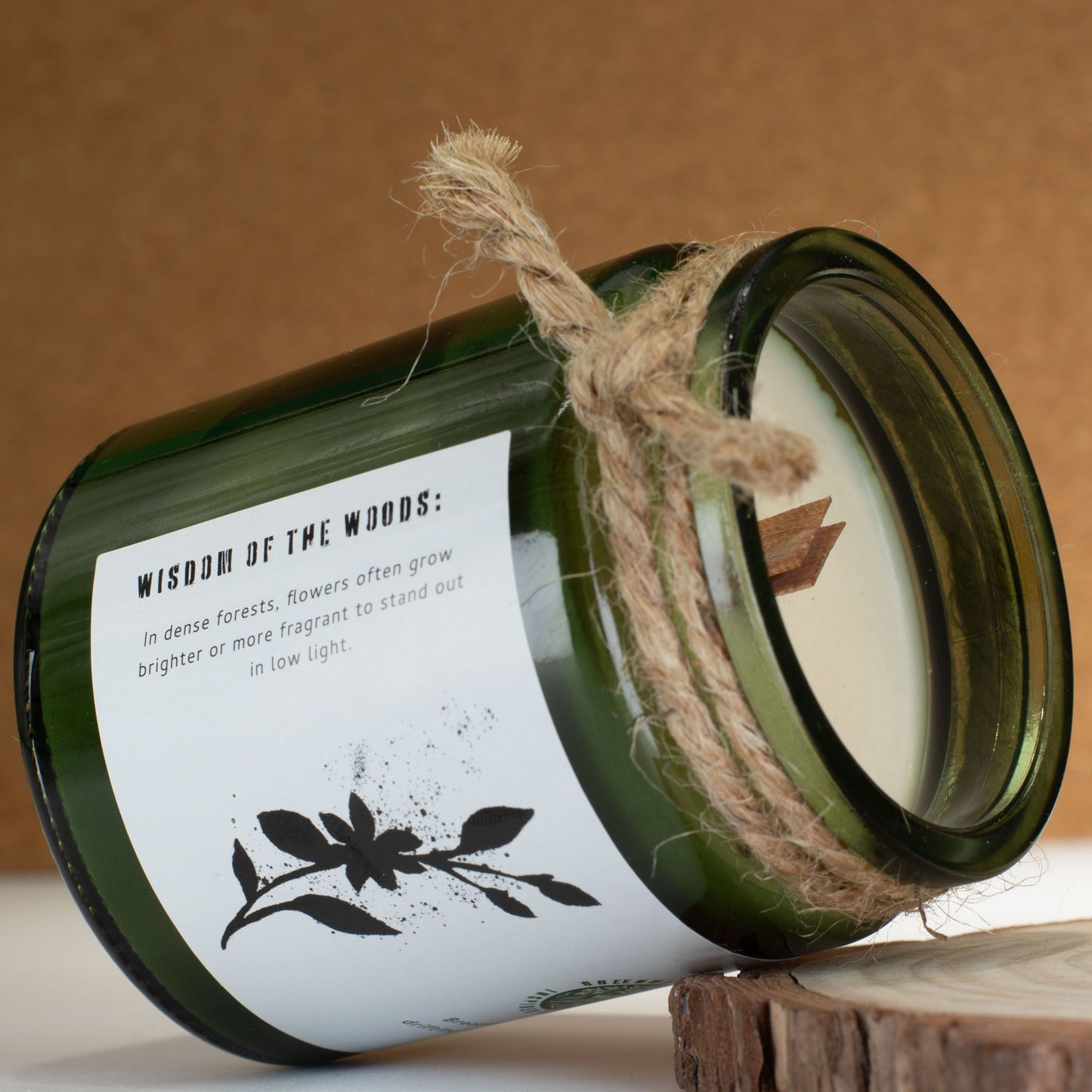 Greenman Woodwick Soy Candle - Jasmine Glade – packaging