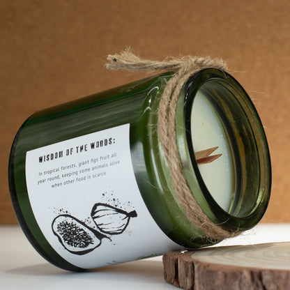 Greenman Woodwick Soy Candle - Fig & Cassis – packaging