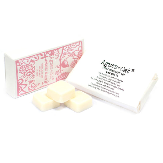 Japanese Bloom Wax Melts, Box of 8 - Agnes + Cat