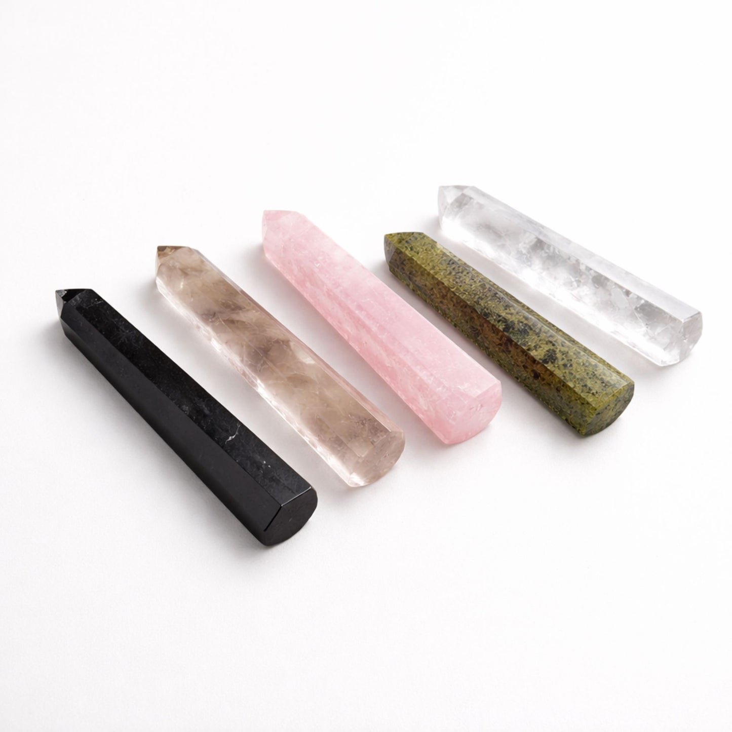 Gemstone Six Face Obelisk Point approx 11cm - Black Tourmaline – lifestyle shot