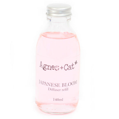 Agnes + Cat Reed Diffuser Refill - Japanese Bloom 150ml – packaging