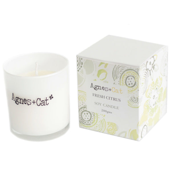 Fresh Citrus Votive Candle - Agnes + Cat