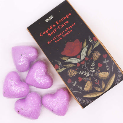 Cupids Escape Self Care Bath Heart Gift Set – packaging