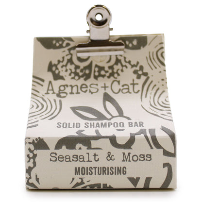 Agnes + Cat Sea Salt & Moss Solid Shampoo – detail view