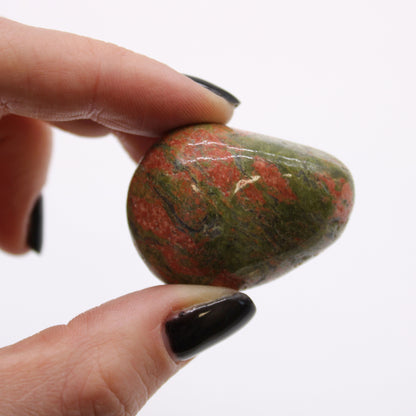 Large African Tumble Stones - Unakite – detail view