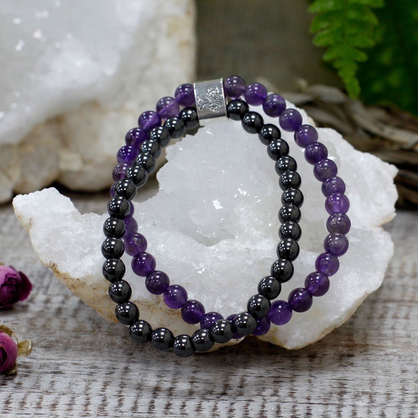 Magnetic Gemstone Bracelet - Amethyst – product image 6