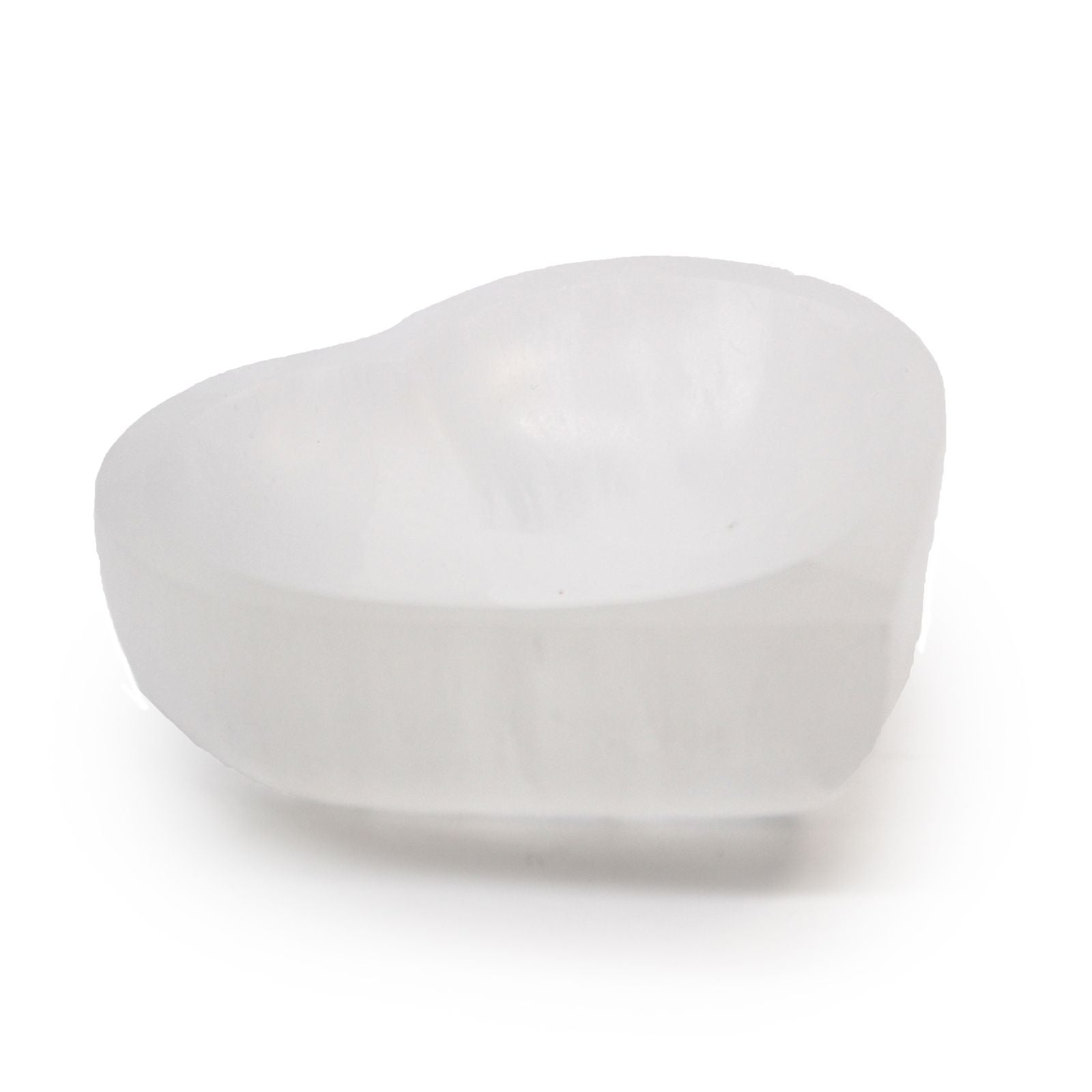 Selenite Heart Bowl - 10cm | Auro & Co