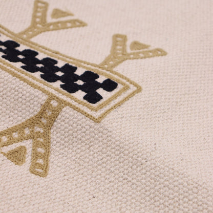 Desert Heritage Berber Cushion Cover – 45x45 cm – detail view
