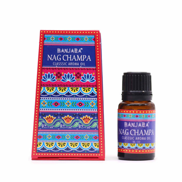 Nag Champa Banjara Indian Fragrance Oil, 10ml