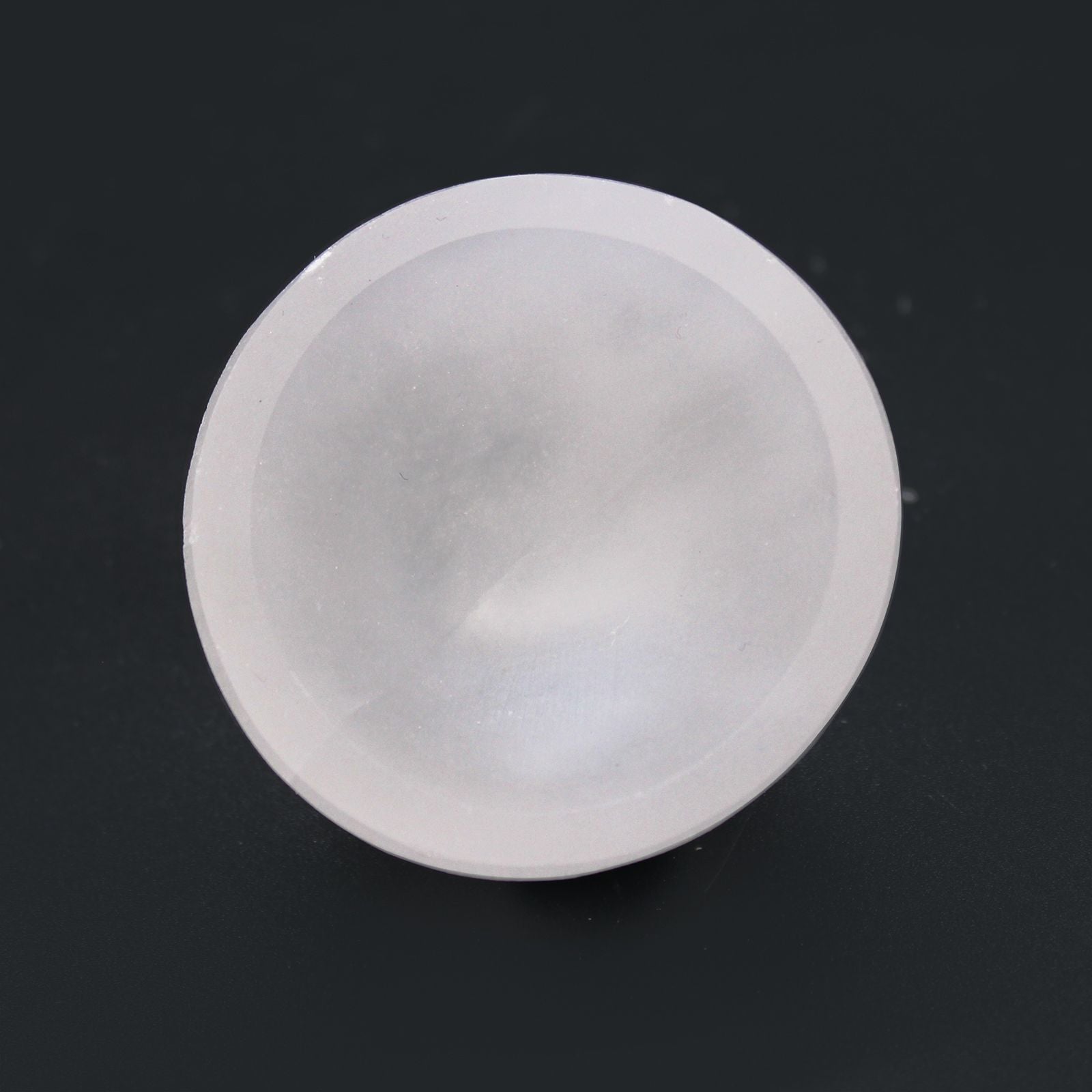 Selenite Round Bowl - 6cm – detail view