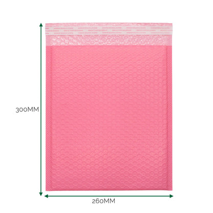 Pink Poly Bubble Envelope (260x300+40mm)