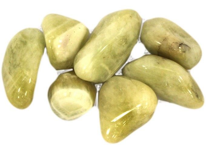 L Tumble Stones - Prasiolite | Auro & Co