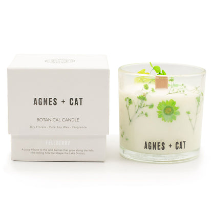 Agnes + Cat Botanical Soy Wax Candle - Fellberry – lifestyle shot