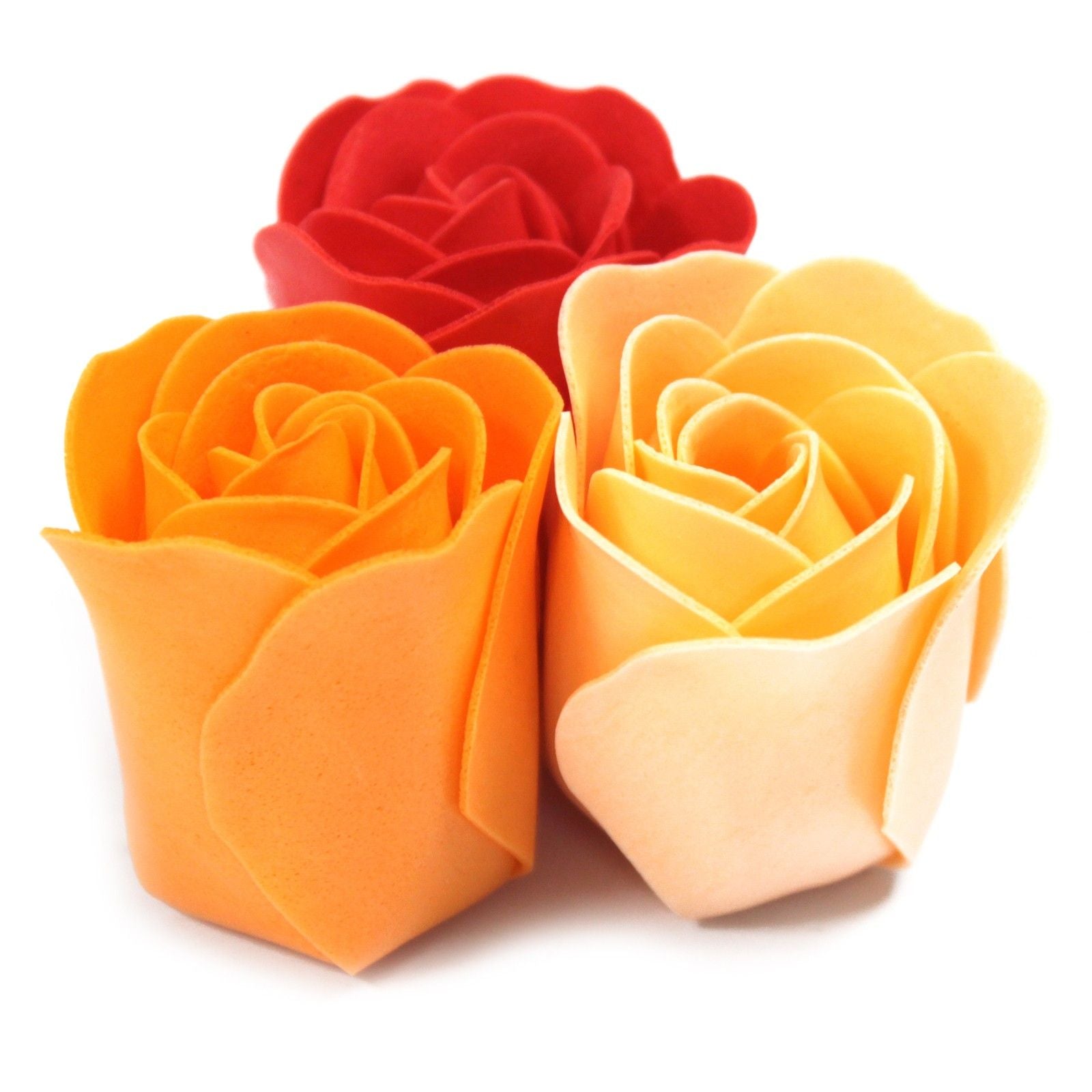 Set of 9 Soap Flower Box - Peach Roses – packaging