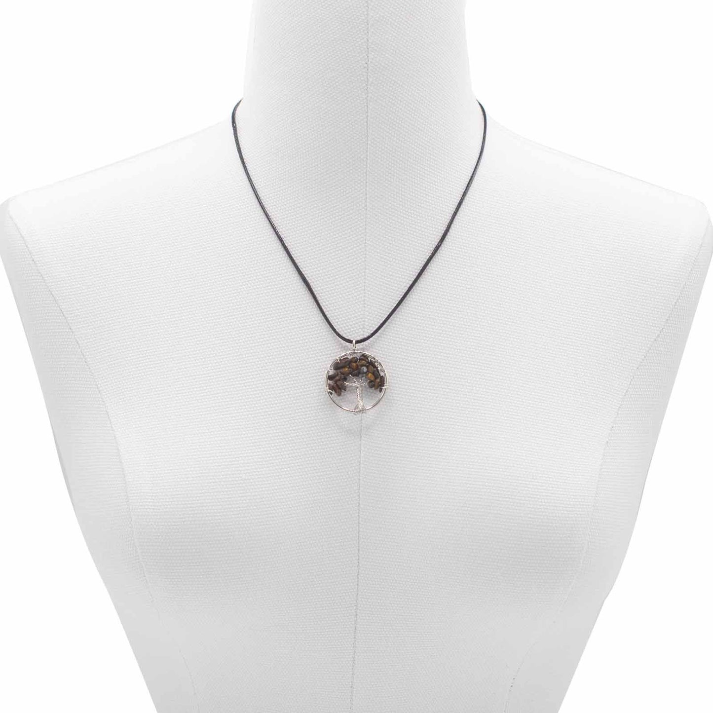 Tree of Life Pendant - Tiger Eye | Auro & Co