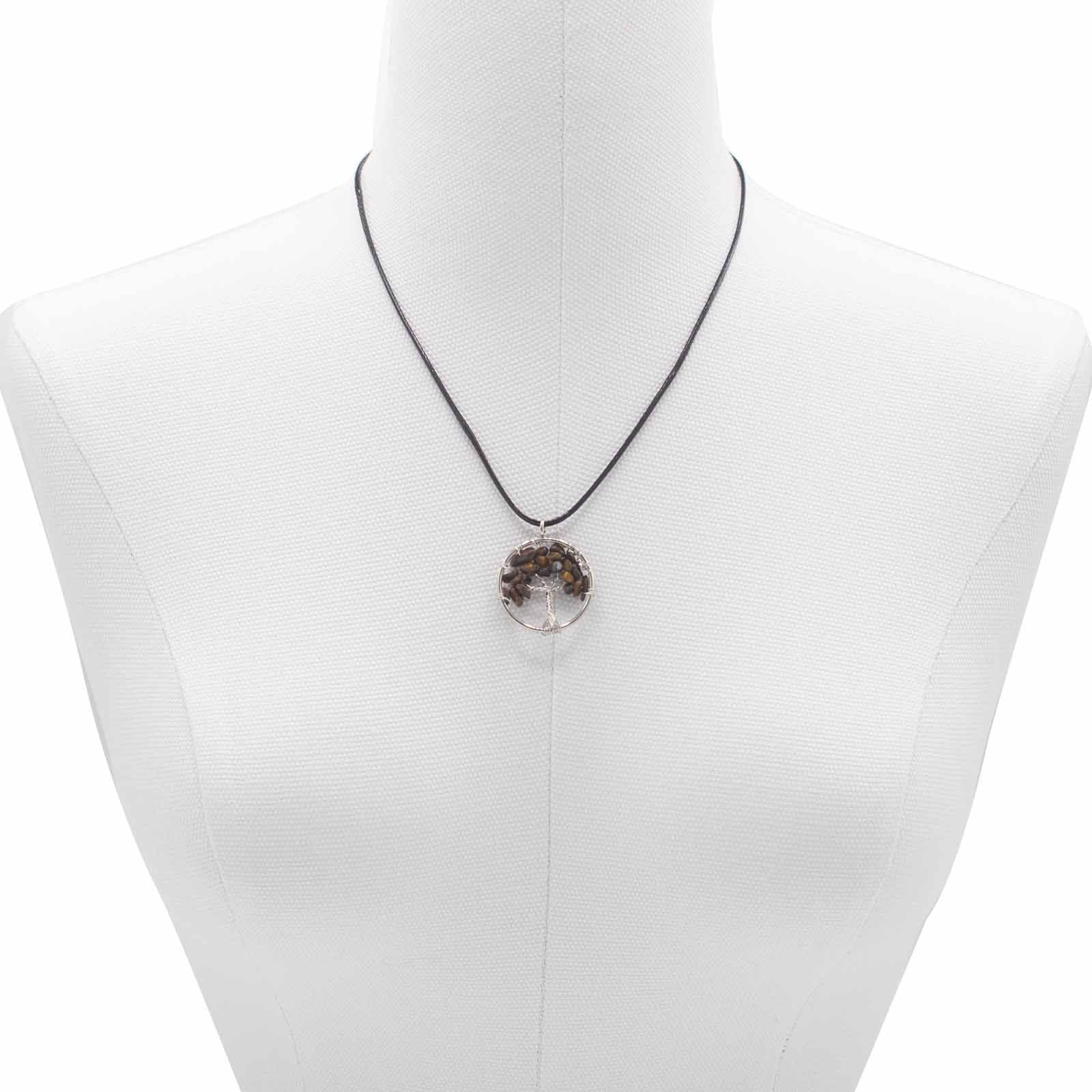Tree of Life Pendant - Tiger Eye | Auro & Co